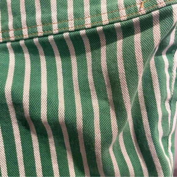 Ganni Kelly green striped Stary jeans - Picture 13 of 13